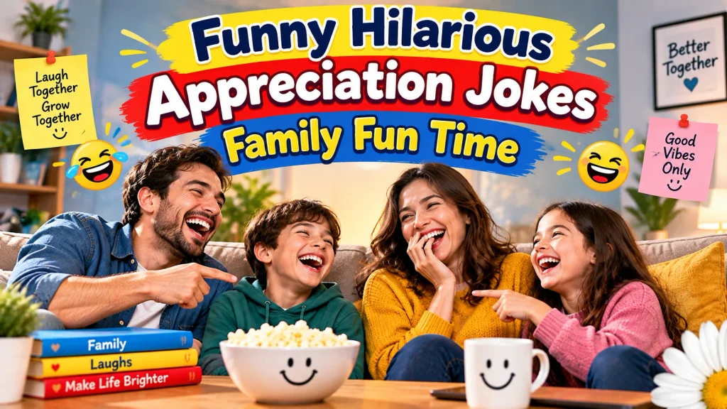 Funny Hilarious Appreciation Jokes Family Fun Time