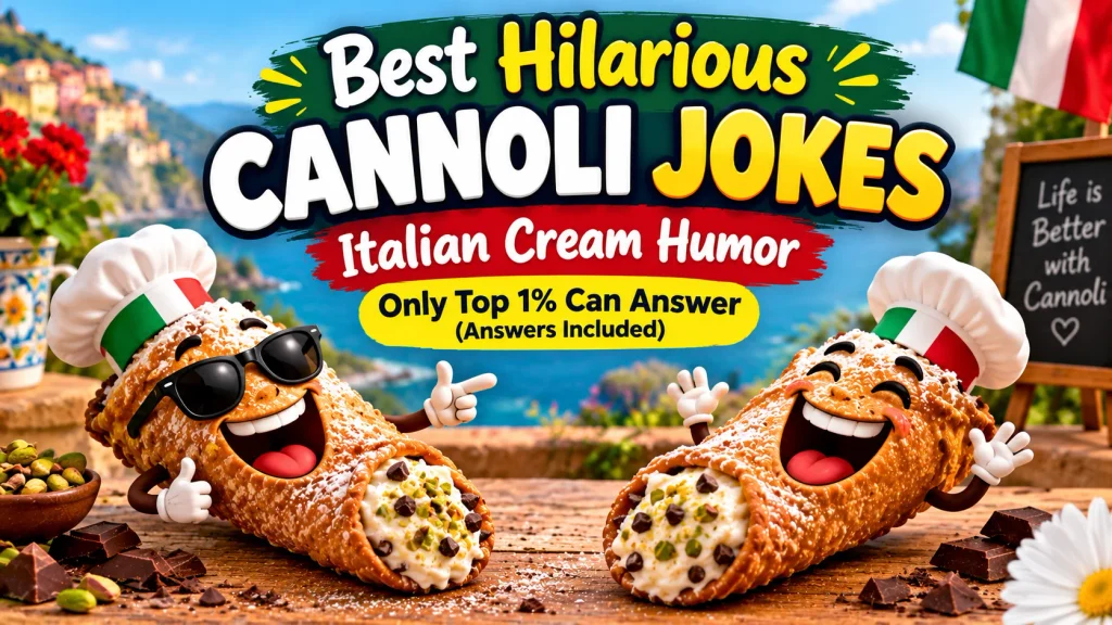 Best Hilarious Cannoli Jokes Italian Cream Humor