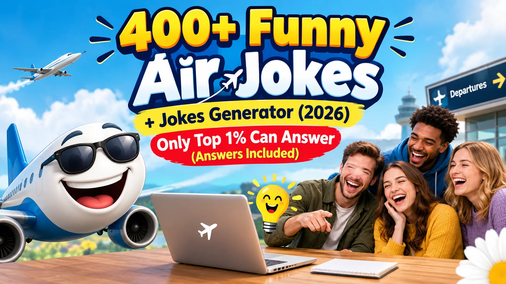 Funny Air Jokes + Jokes Generator
