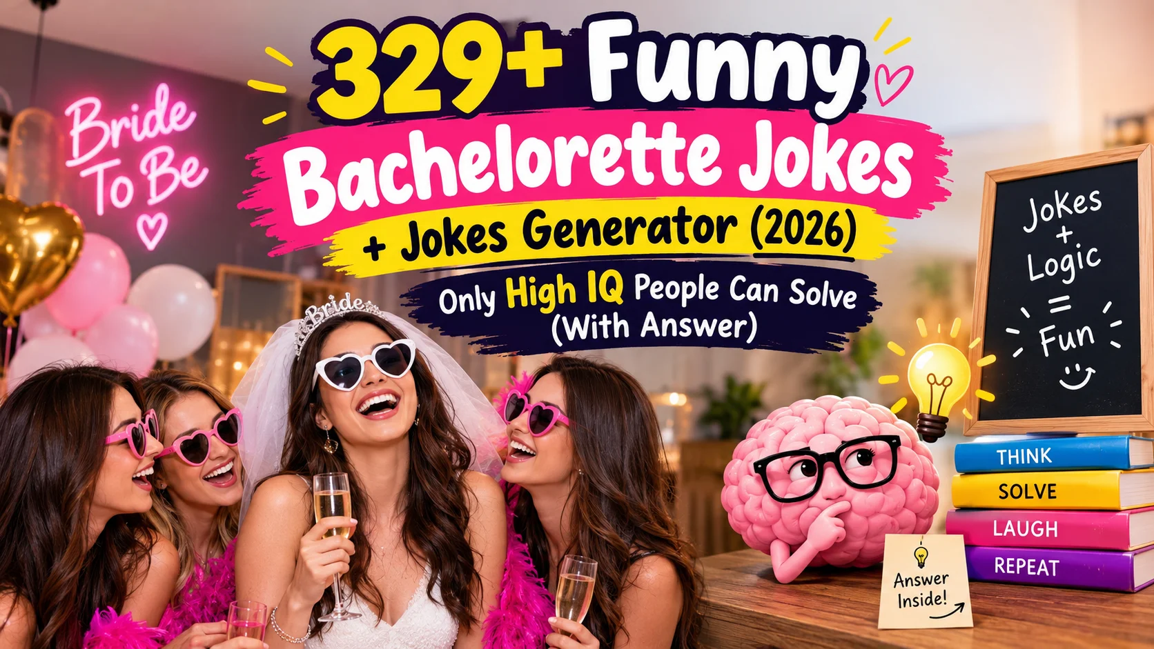 Funny Bachelorette Jokes + Jokes Generator