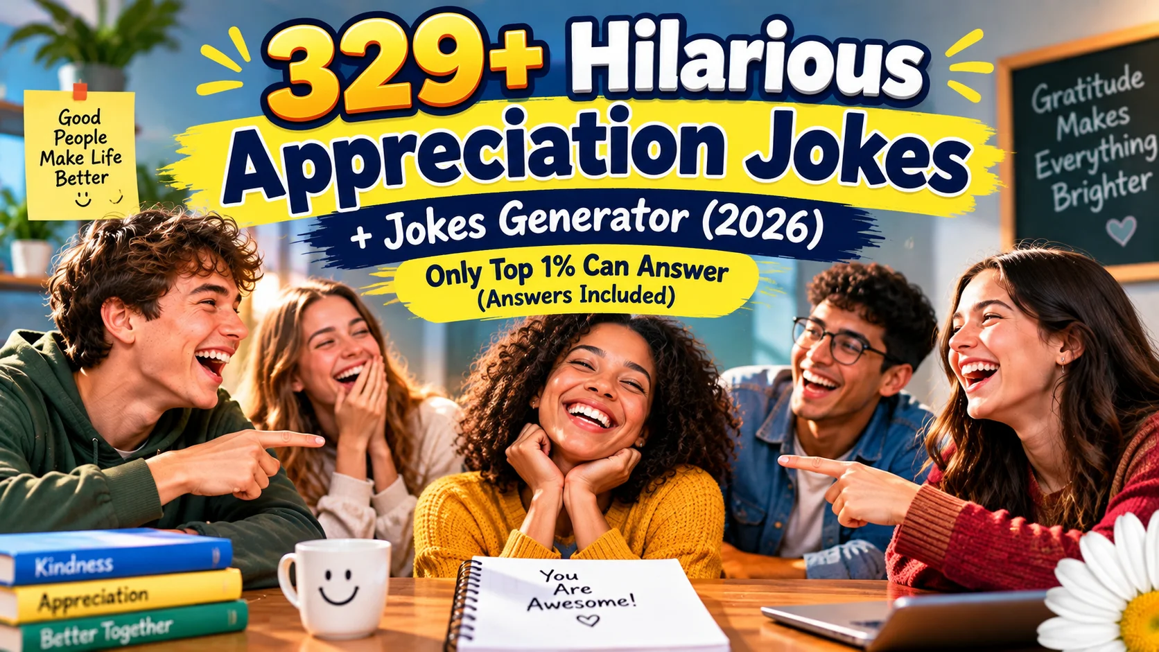 Hilarious Appreciation Jokes + Jokes Generator