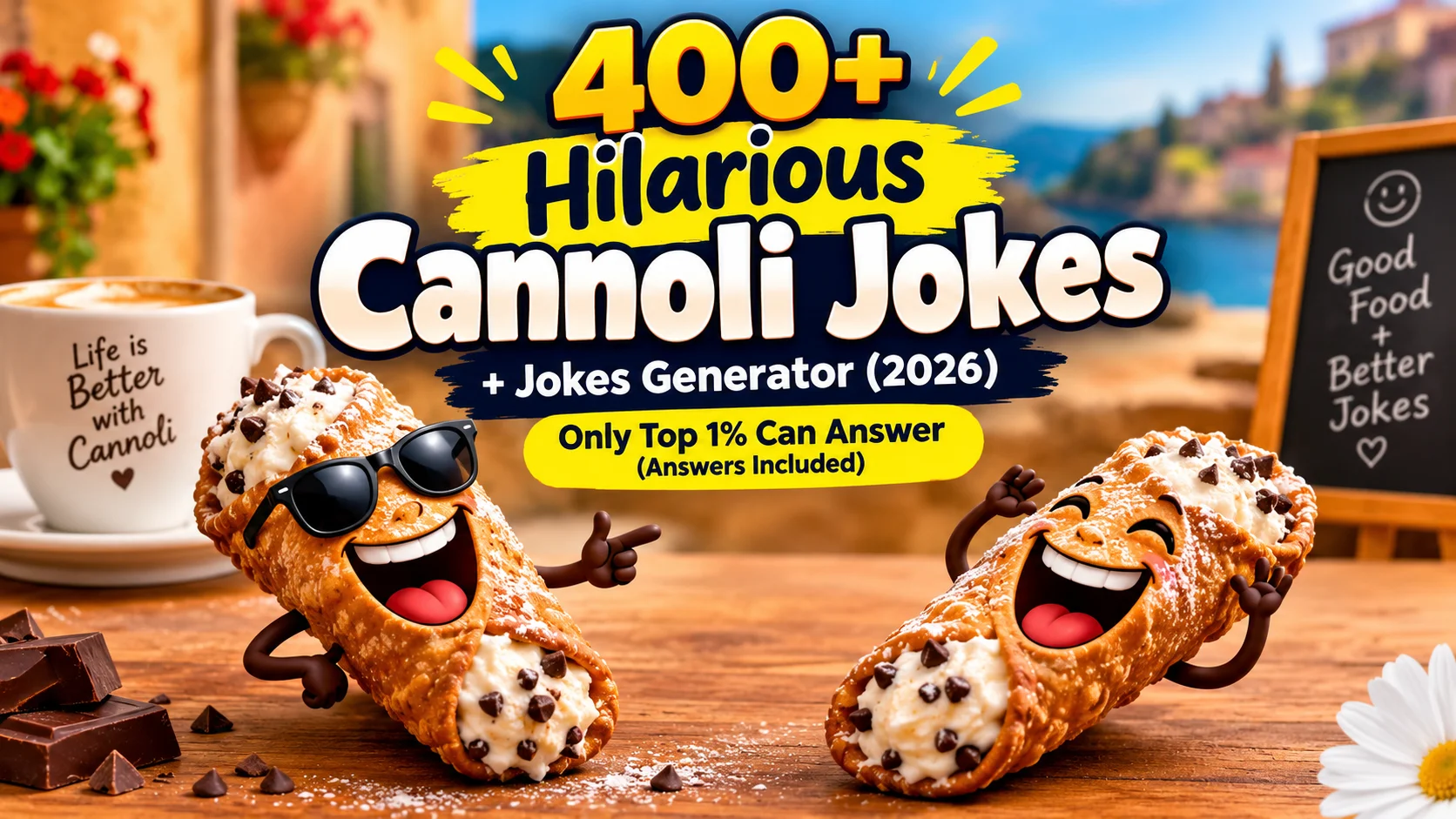 Hilarious Cannoli Jokes + Jokes Generator