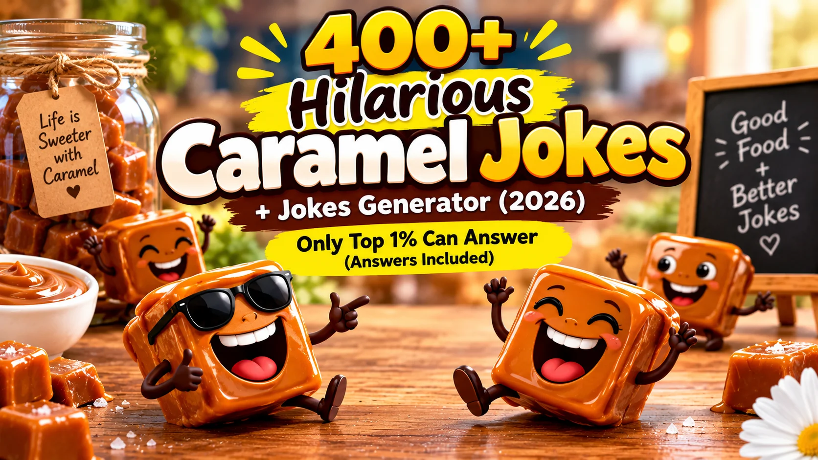 Hilarious Caramel Jokes + Jokes Generator