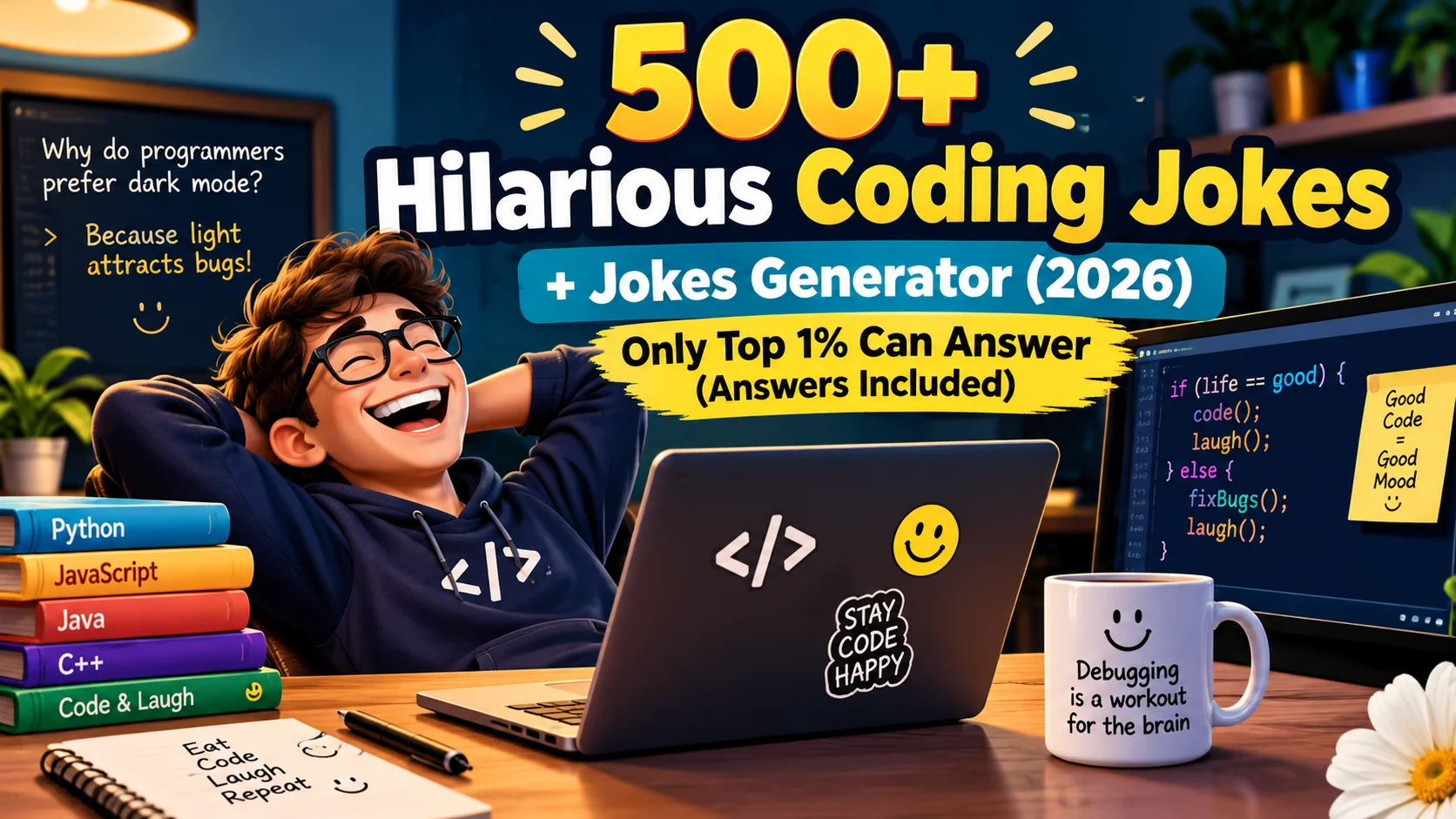 Hilarious Coding Jokes + Jokes Generator