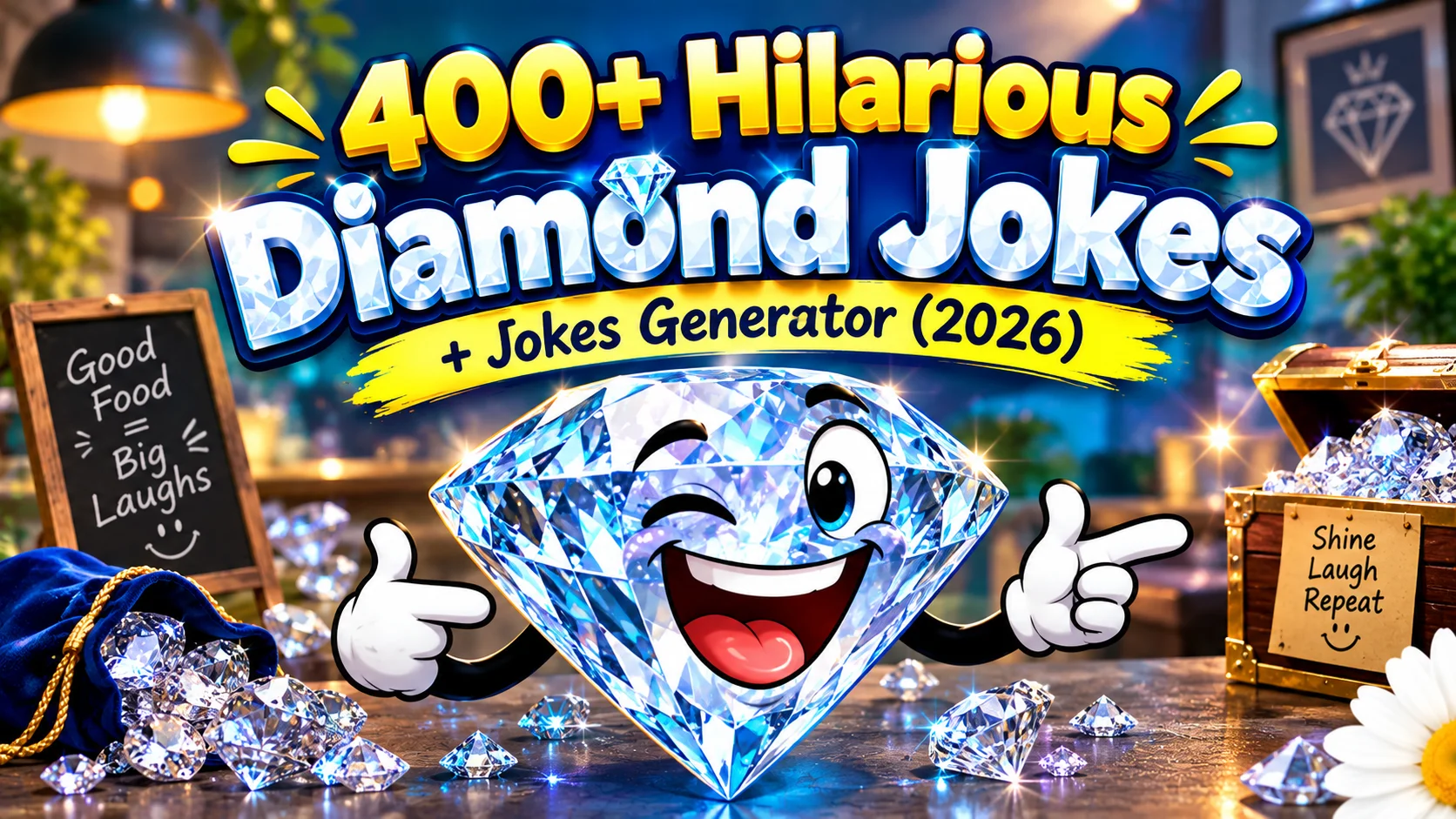 Hilarious Diamond Jokes + Jokes Generator