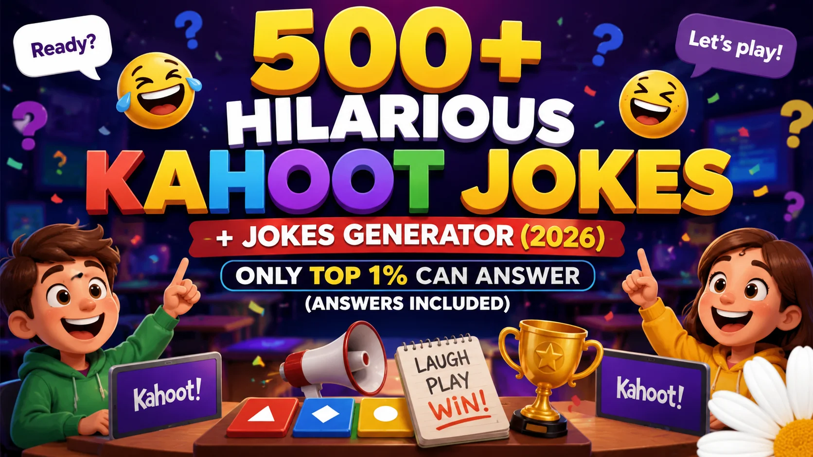 Hilarious Kahoot Jokes + Jokes Generator