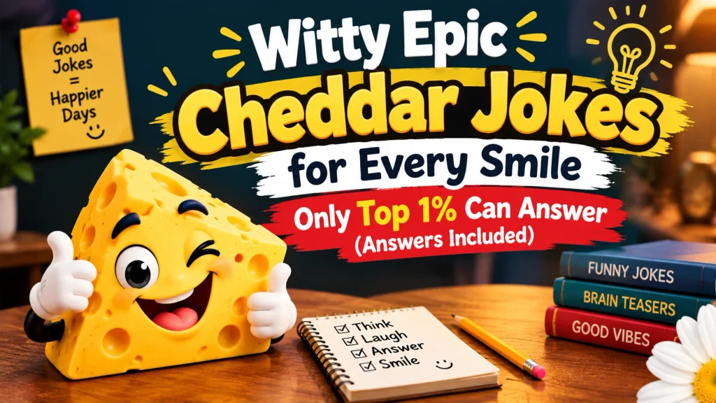 Witty Epic Cheddar Jokes for Every Smile